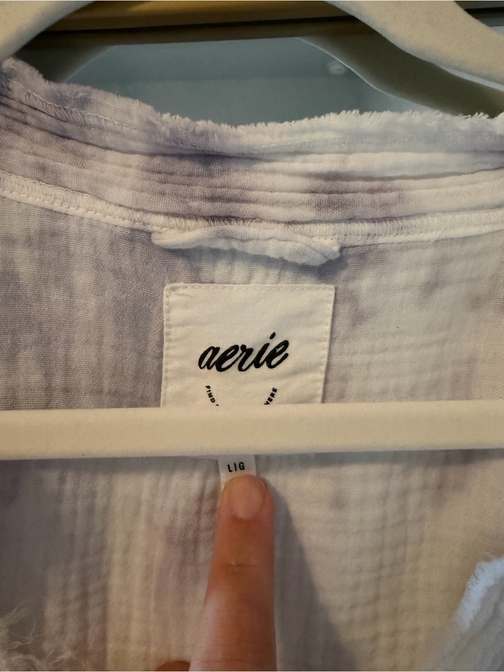 aerie Lavender Tie-Dye Pool to Party - Picture 2 of 3